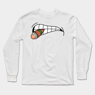 Angry mouth with cigar Long Sleeve T-Shirt